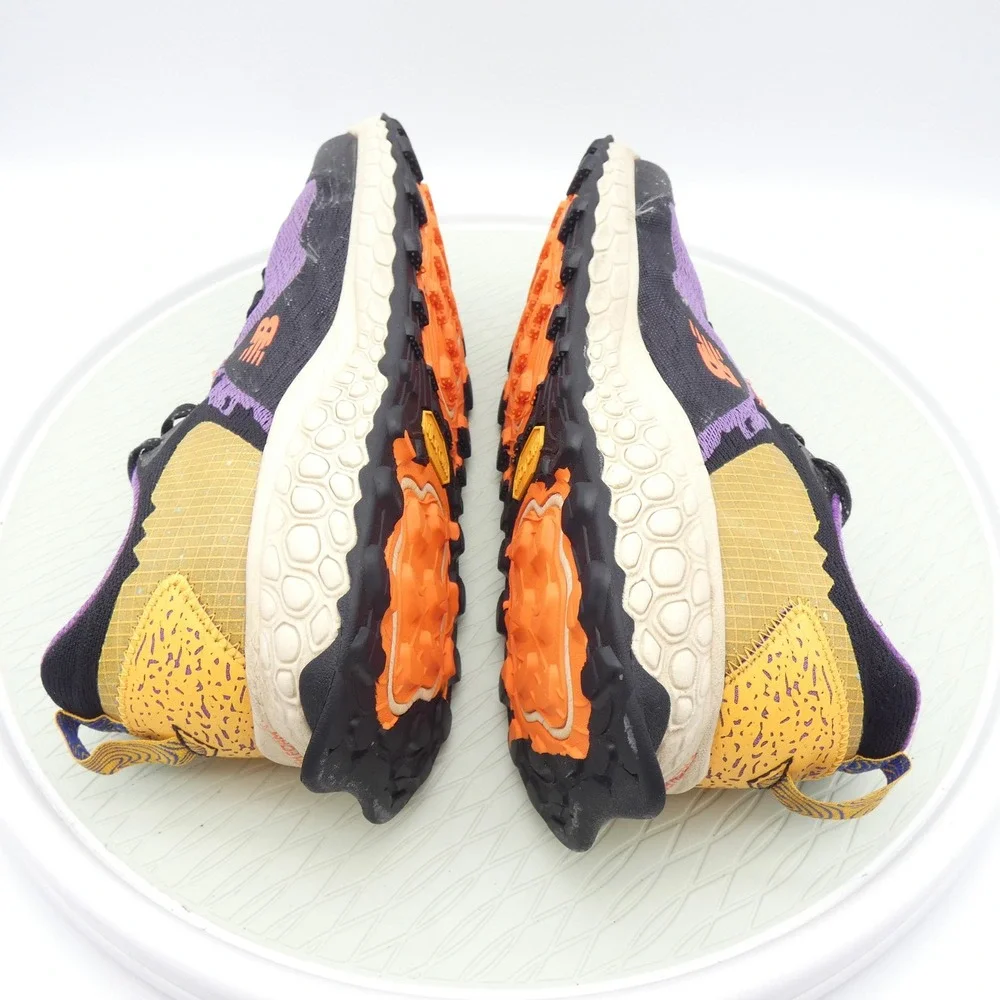 New Balance Fresh Foam Hierro v7 Mens 10.5 Purple Orange Trail Running MTHIERM7